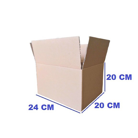 

Karton box 24*20*20 CM Carton Box Kardus Polos SINGLE WALL