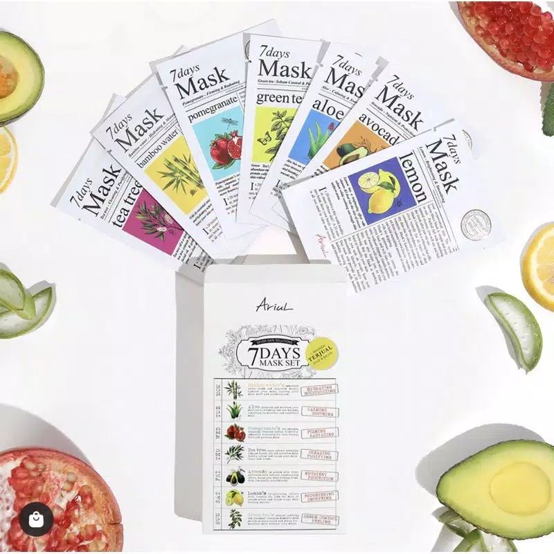 [BPOM] [ORI] [PROMO] Ariul 7Days 7 Days Mask Sheet 20 gr Sheet Mask
