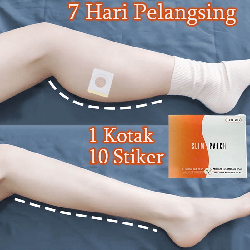 Pelangsing alami Stiker pelangsing 7 hari cepat &amp; aman Menurunkan berat badan Langsing alami