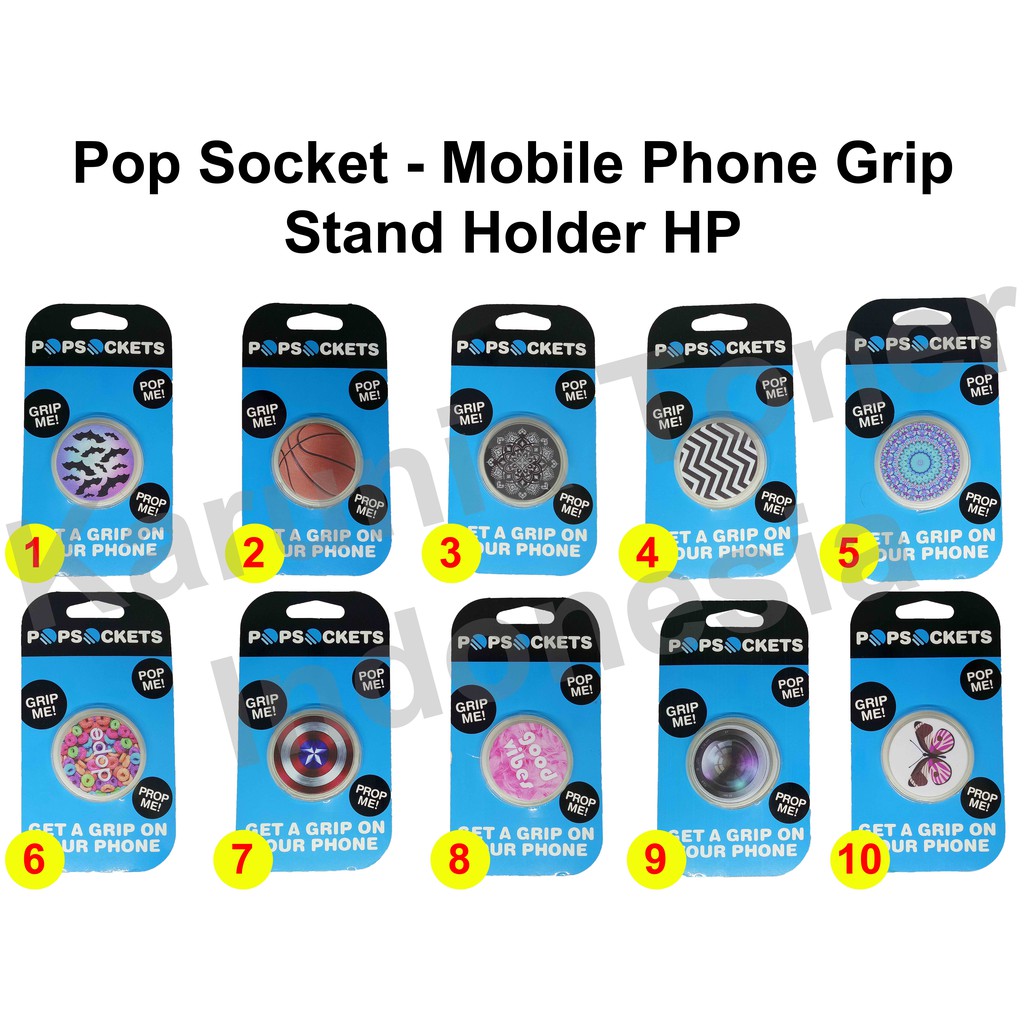 PopSockets Pop Socket - Mobile Phone Grip - Stand Holder HP TERMURAH