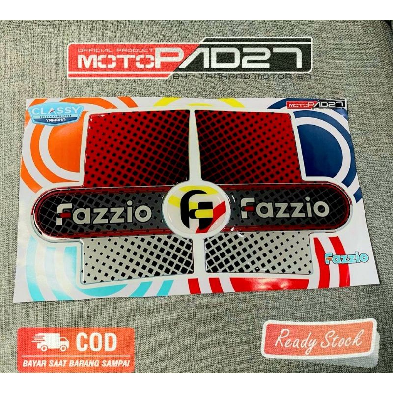 Motopad27 Stiker Fazzio Resin timbul Cover pad Body samping Aksesoris Yamaha Fazzio 2022