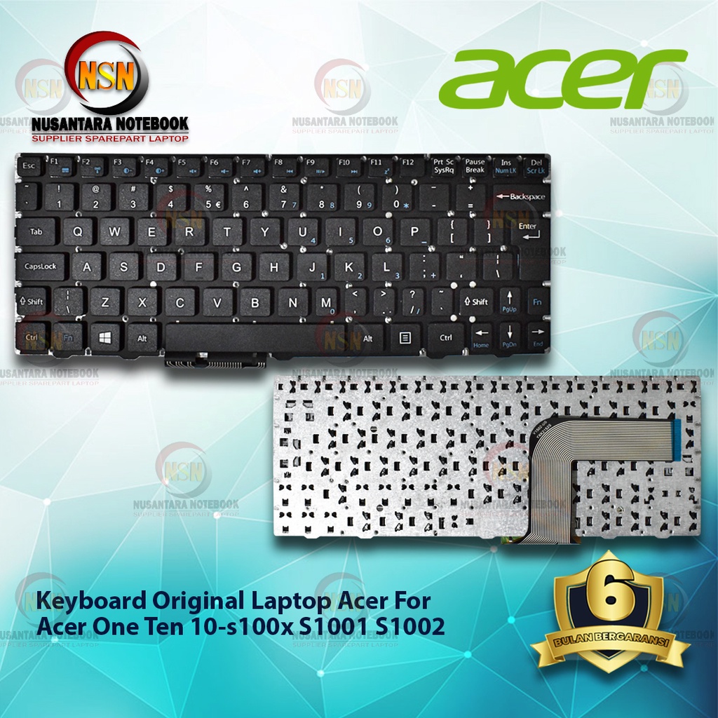 Keyboard Acer One Ten 10-s100x S1001 S1002 for Laptop Acer One Ten