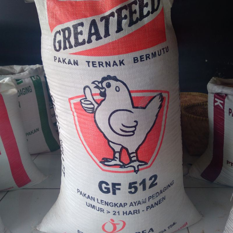 GF 512 GREATFEED PELLET / Voer pur pakan makanan ayam pedaging dewasa
