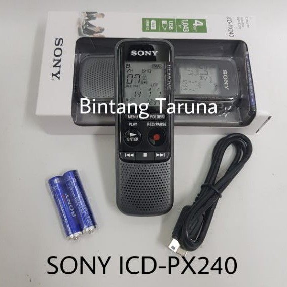 Voice Rekorder Sony ICD-PX240 Perekam Suara Sony ICD-PX240