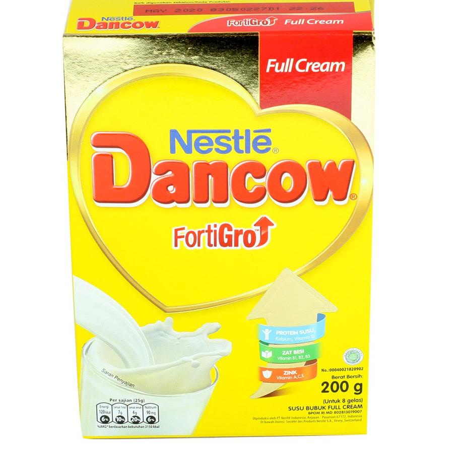 

Trend - Susu Nestle Dancow Full Cream Fortigro 200gr .,