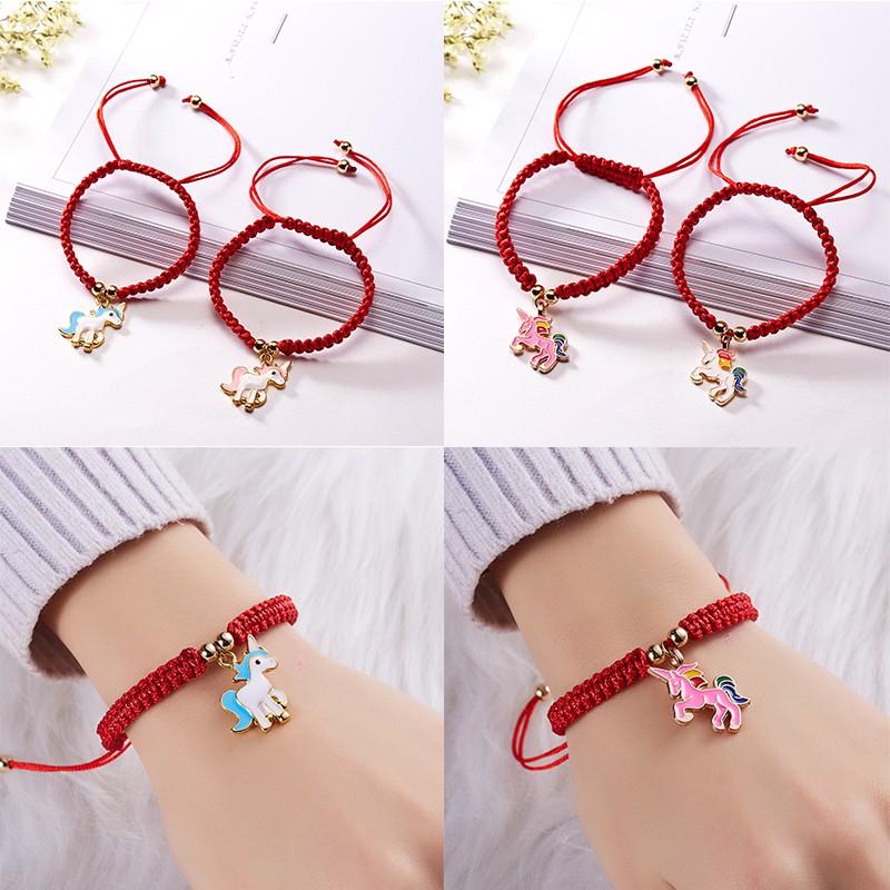 Wish Gelang Tali Merah Keberuntungan Adjustable Untuk Wanita