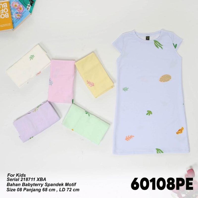 DASTER LEMONE ANAK BAHAN BABY TERY LD 72||DASTER ANAK ||DASTER CORAK RANDOM