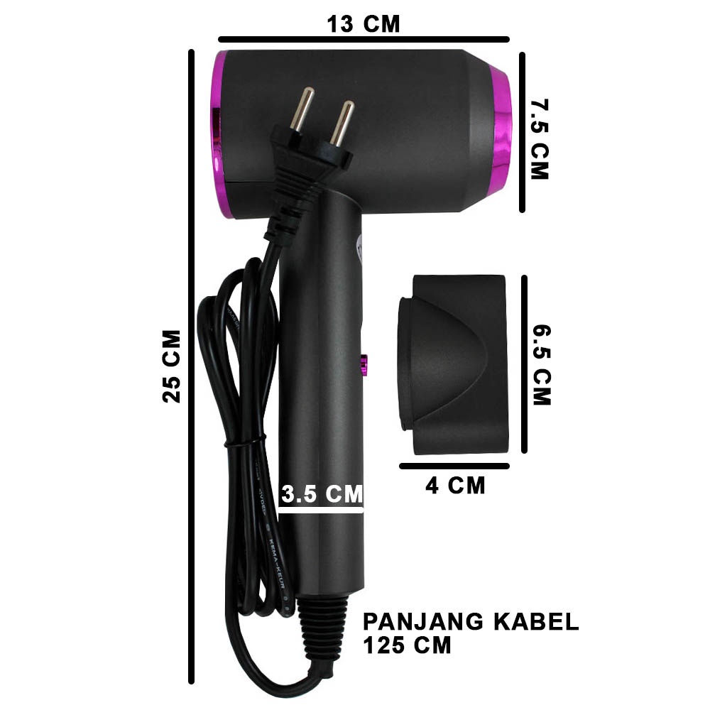 Hair Dryer Professional Edition / Alat Pengering Rambut Portable M9155