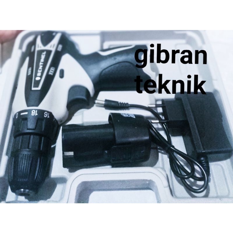 Mesin bor tangan/Bor obeng/bor batrai 12volt 1batrai