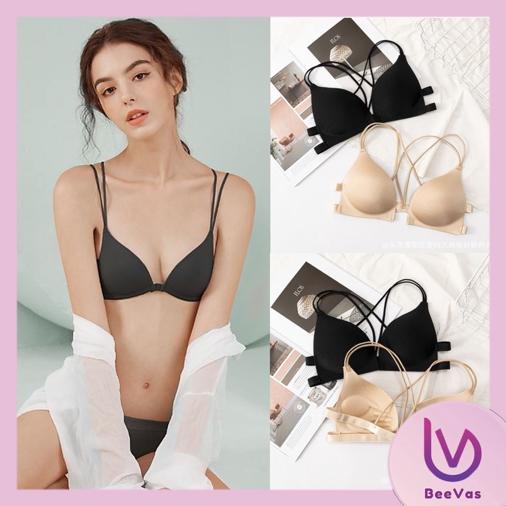 BV.IDBR012 BRA WANITA MODEL ONE-PIECE BRA BRALETTE PUSH UP DENGAN BAHAN TIPIS DAN BERGAYA SEXY BH CO