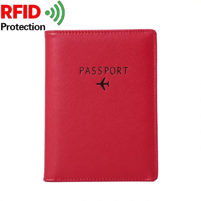 Dompet Paspor Passport Kulit Travel Organizer RFID Protection 1628