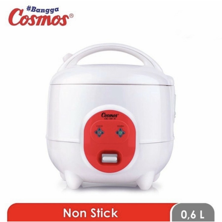 Cosmos Rice Cooker Non Stick CRJ-1001 N - 0.6L