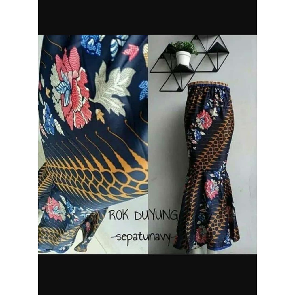 SB Collection Rok Maxi Rani Panjang Longskirt Duyung Casual Batik Wanita