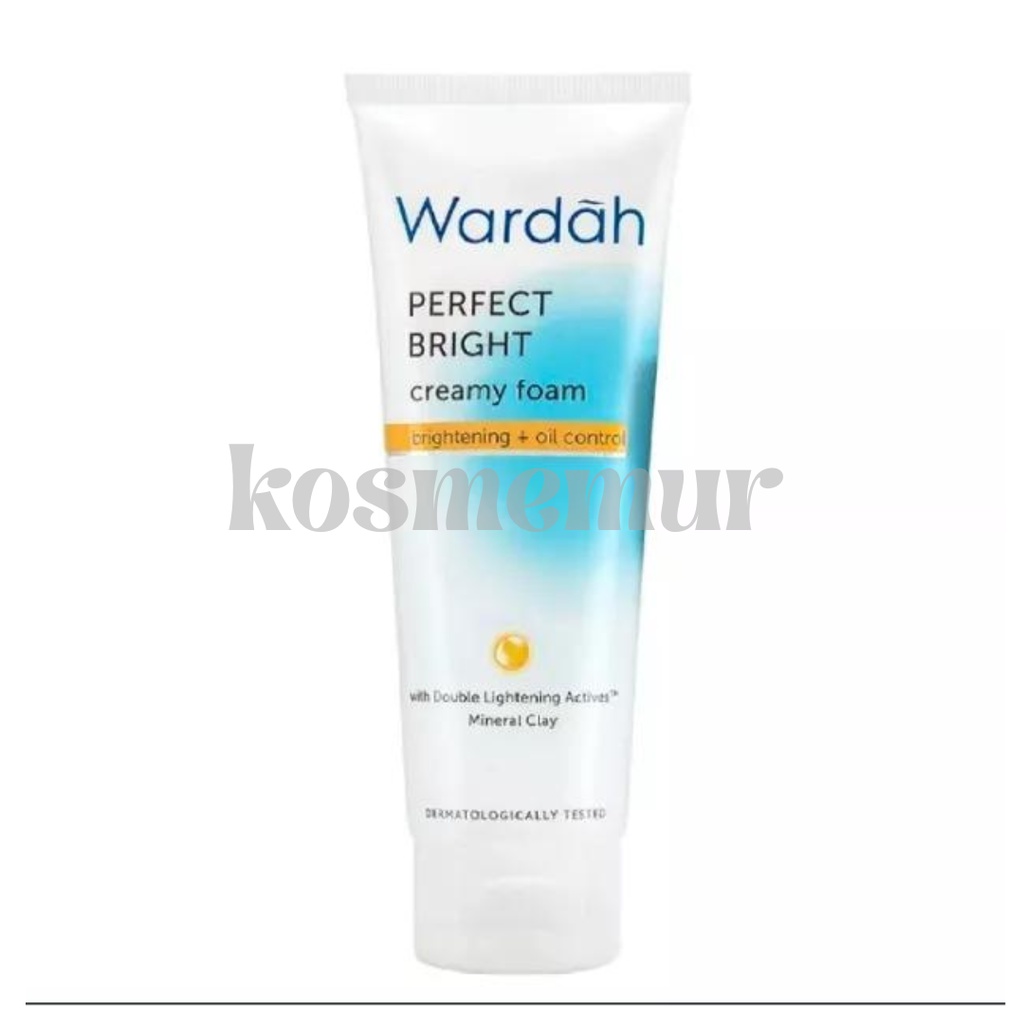 Wardah Perfect Bright Creamy Facial Foam Oil Control