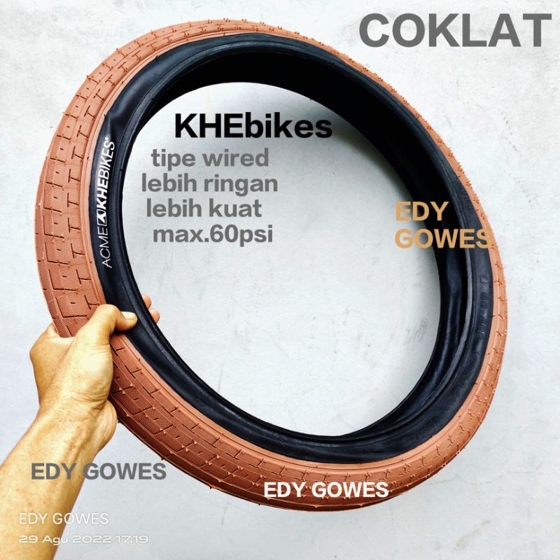 Khebikes tire BMX 20 x 2.40 ban luar BMX Khe Bikes 20x2.40 ban luar Khebikes Khe acme 20x2.40 BMX