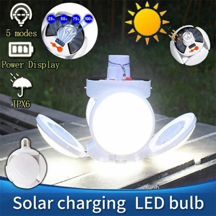 Barangunik2021 -Lampu Emergency Solar LED Lipat Dragon 5 Sisi Gantung Rechargeable  /Lampu solar Dragonball