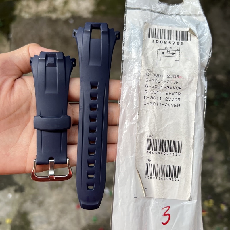 Strap tali jam tangan casio g-shock original G-3001 2J G-3011 2V band G 3001 G 3011