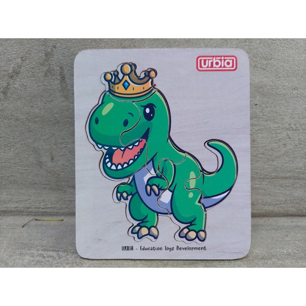 PUZZLE KAYU TIREX MAINAN EDUKASI ANAK