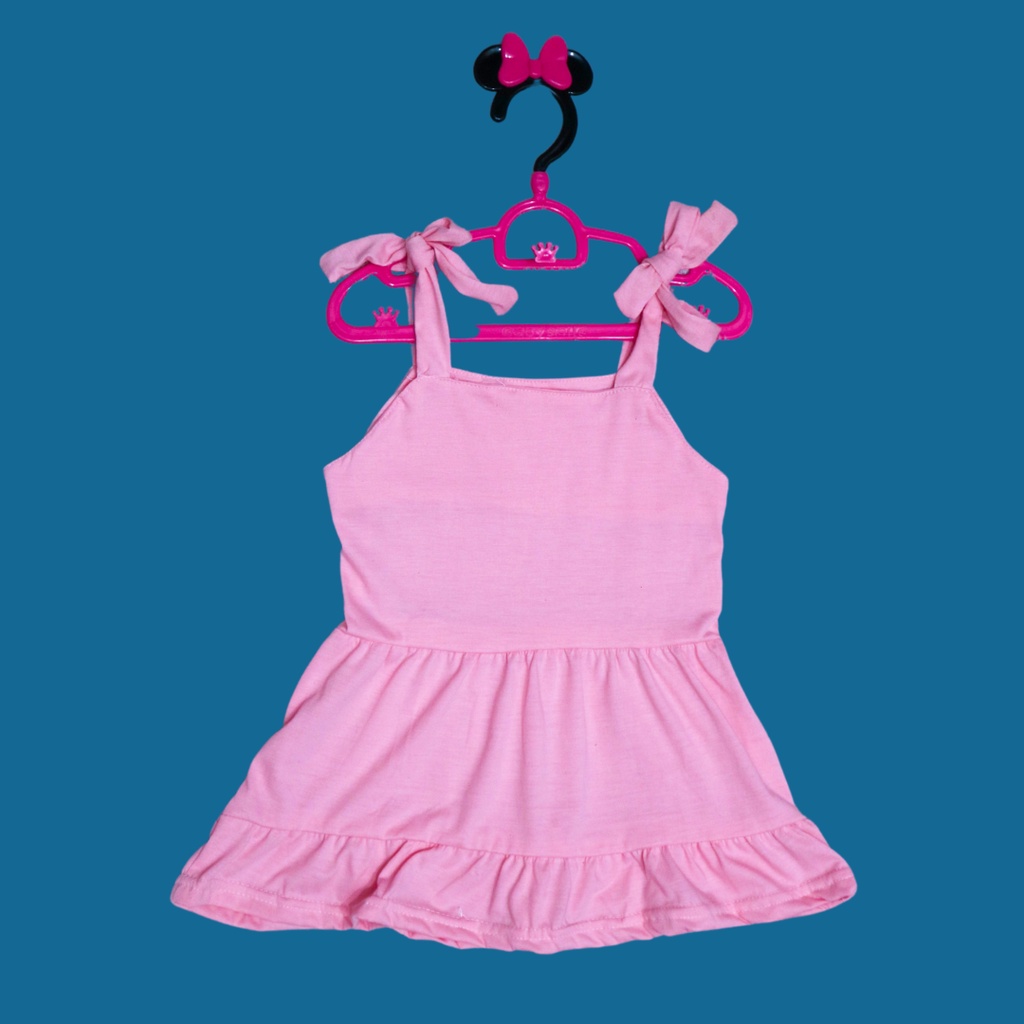 BabynKids - Dress Anak Tali Pundak / Dress Shoulder Bow / Dress Anak Perempuan / Dress Anak usia 0 - 5 tahun / Dress Bayi Balita