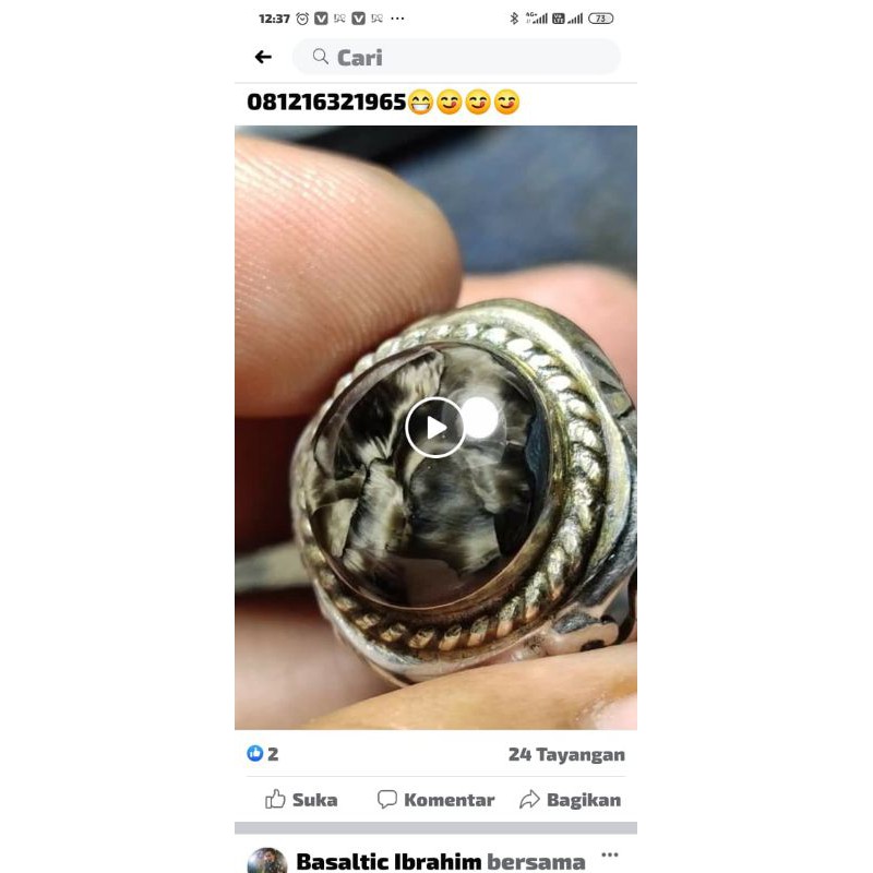 batu akik bulu macan lumajang