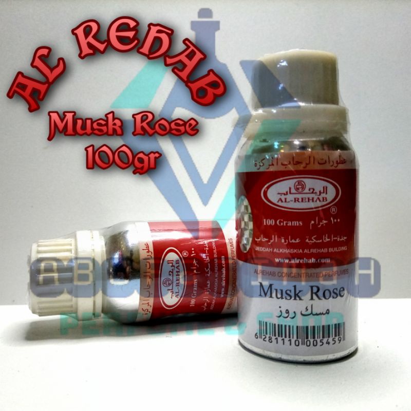 Parfum AL REHAB Musk Rose 100 gram segel original saudi