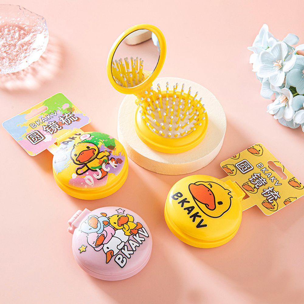 Lanfy Lipat Airbag Sisir Bulat Anak Kids Kecil Air Cushion Kartun Kepala Pijat Gadis Sikat Hairdressing Comb