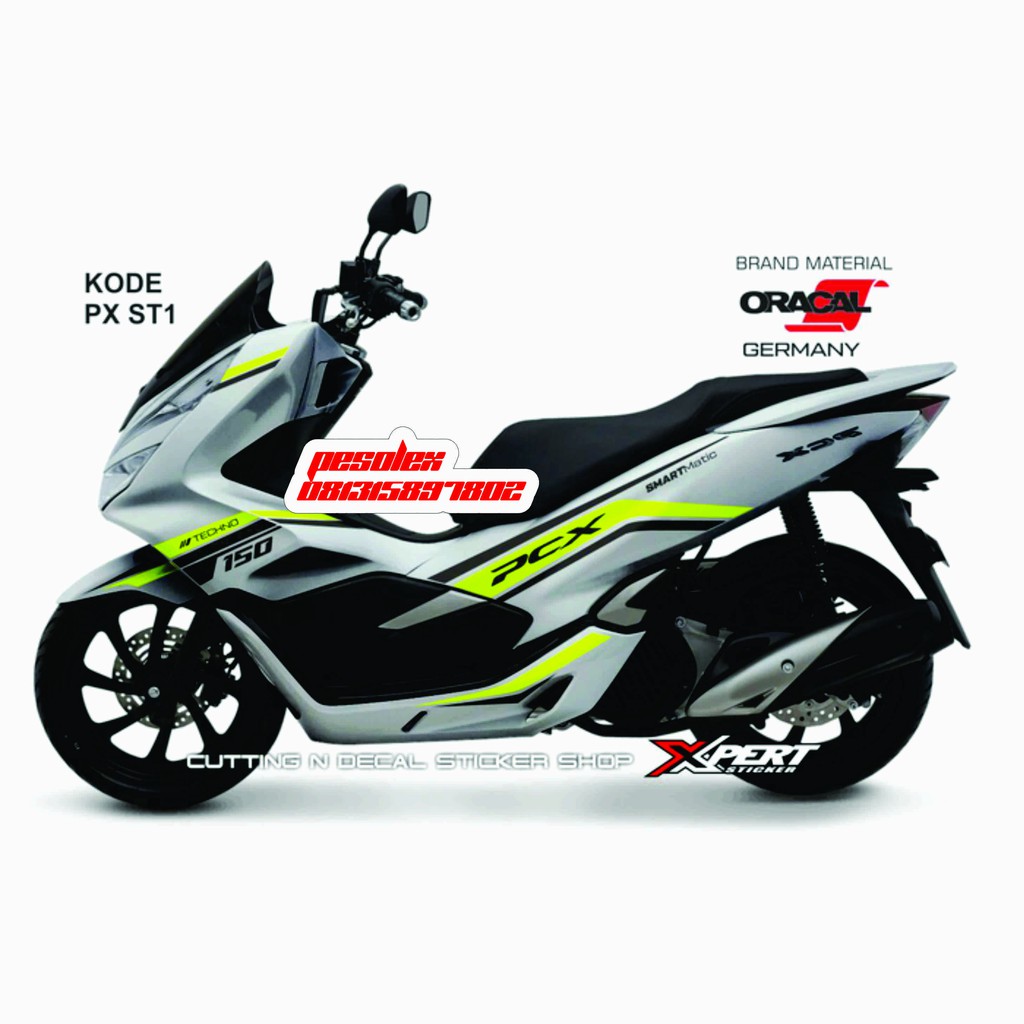 Cutting Sticker Honda Pcx Stabilo Sticker Velg warna stabilo oracal