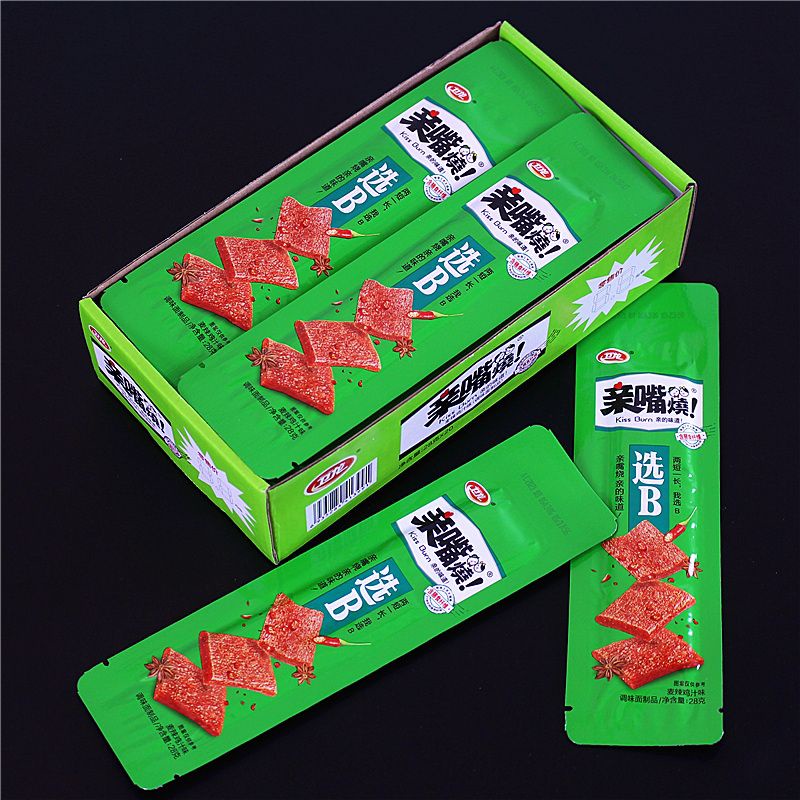 (HALAL) Weilong Burn Kiss 卫龙 亲嘴烧 28g Spicy Gruten Latiao