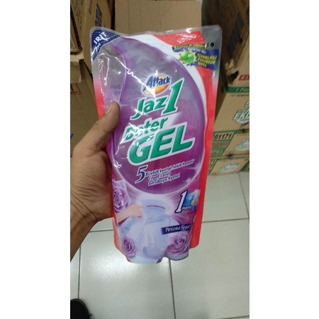 Attack Jaz1 Deter Gel Detergen Semerbak Cinta / Pesona Segar 750gr