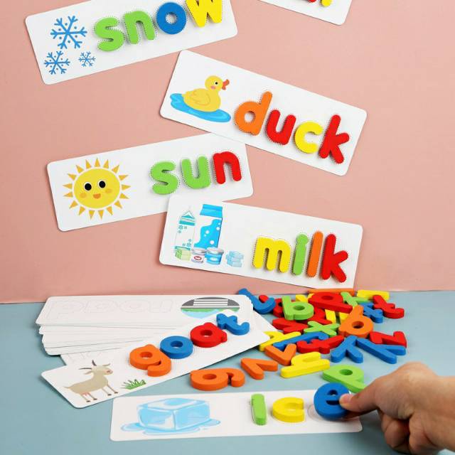Mainan Edukasi Spelling Word Game / Mainan Edukasi Mengeja Kata