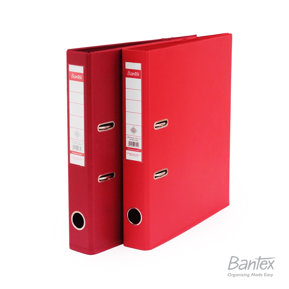 

[Zada] Bantex Ordner A4 5cm Maroon - Red 1451V PVC Lever Arch File