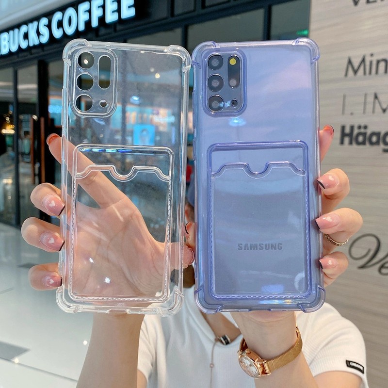 CASE POCKET CANDY CLEAR SAMSUNG A50 A50S A30S A13 A22 M32 M22 A23 A32 A33 A51 A52 A52S A53 SLOT CARD