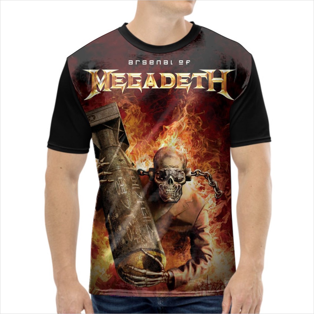 Kaos Music Pria Arsenal Of Megadeth 2006 - SHOPLAB88