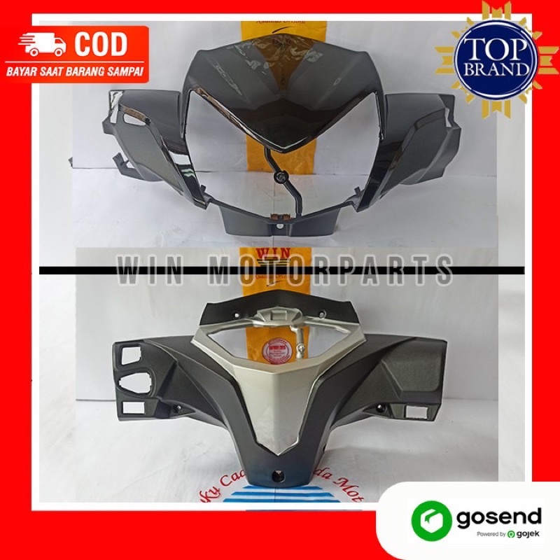 Batok Depan / Belakang Supra X 125 FI 2014 2015 2016 2017 2018 | front / rear handle cover + visor W