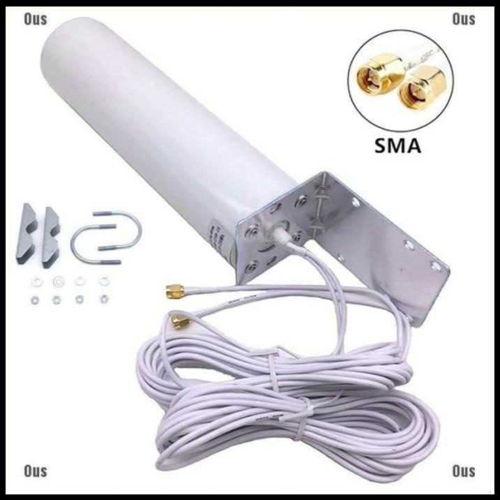 Antena Modem 4G Lte Outdoor Plug-Sma Male / Penguat Sinyal