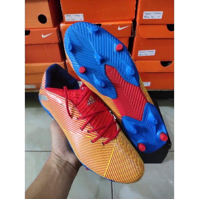 SEPATU BOLA ADIDAS NEMEZIZ 19.3 YELLOW RED FG