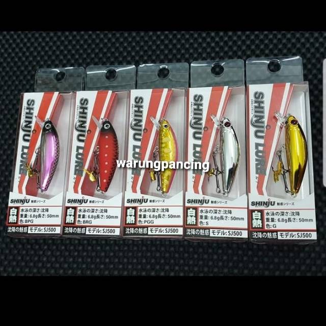 Lure SHINJU AGILE MINNOW SJ500 (5cm / 6,8gram) SINKING