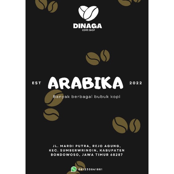 

BUBUK KOPI ARABICA 100% GUNUNG IJEN