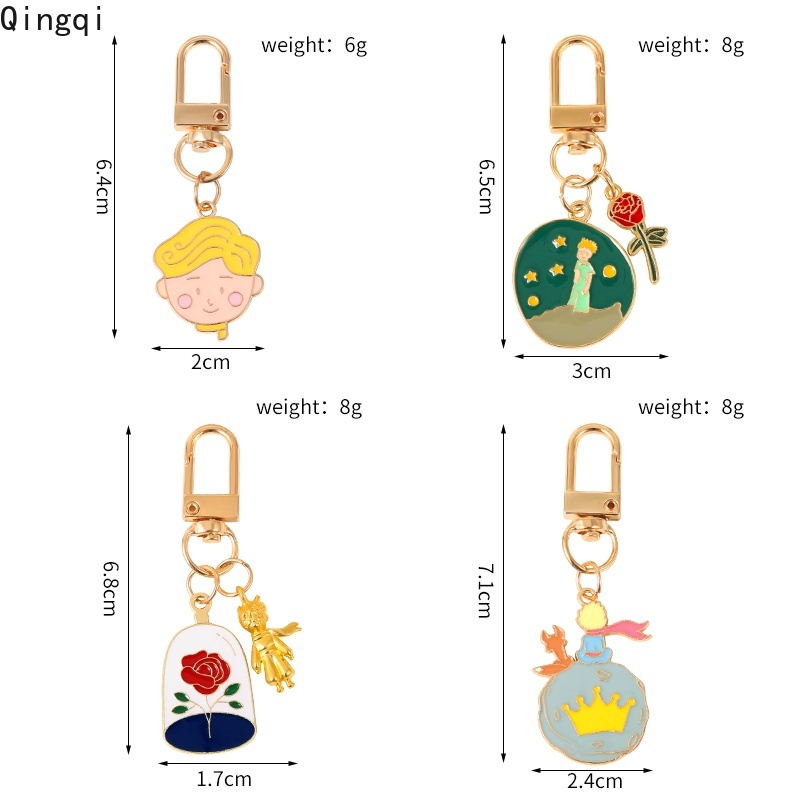 Gantungan Kunci Bentuk Pangeran Kecil Rubah Planet Universe Untuk Tas