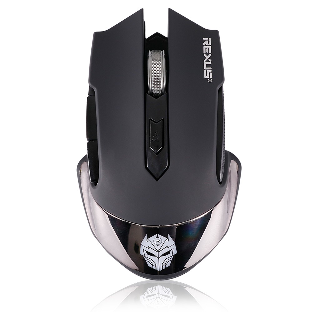 Trend-Rexus RX-108 Mouse Gaming Wireless Rechargerable - Hitam