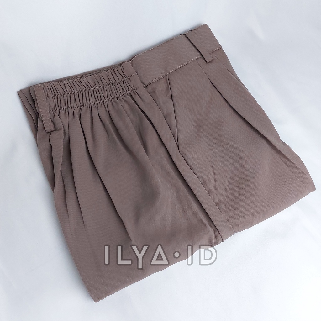 Jiso Pants (COKSU) - Loose Pants Trousers Highwaist Kulot Wanita - Celana Kulot Highwaist Bahan Jatuh BB 35-85 KG