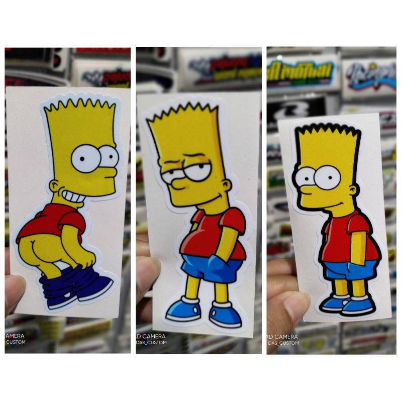 Sticker printing THE SIMPSONS Minim pembelian produk harus 20rb