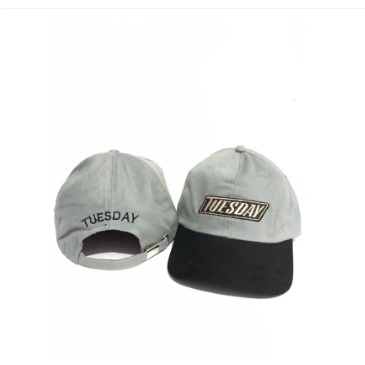 Terbaru Topi Baseball Kombinasi Fashion Pria Wanita Kekinian Boordir TUESDAY Original Berbahan Rafael Denim Bagian Belakang Cakop Besi Anti Karat Topi Anak Muda Unisex