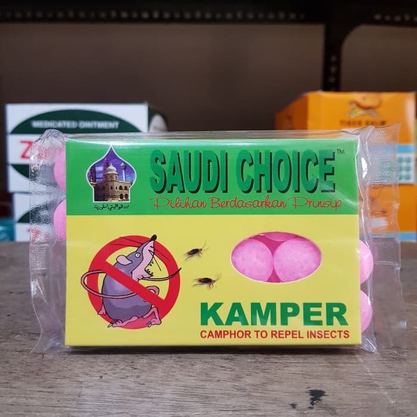 SAUDI CHOICE KAMPER TIKUS KAMPER RAYAP  Kamper Tikus SAUDI CHOICE 40 gram Saudi Choice Kamper Anti Tikus dan Kecoa 40g