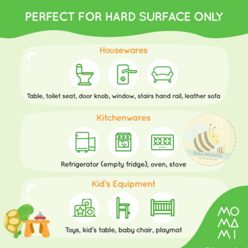 MoMaMi Spray Spray Go Away Multisurface Cleaner Spray 500ml // disinfektan // pembersih high chair