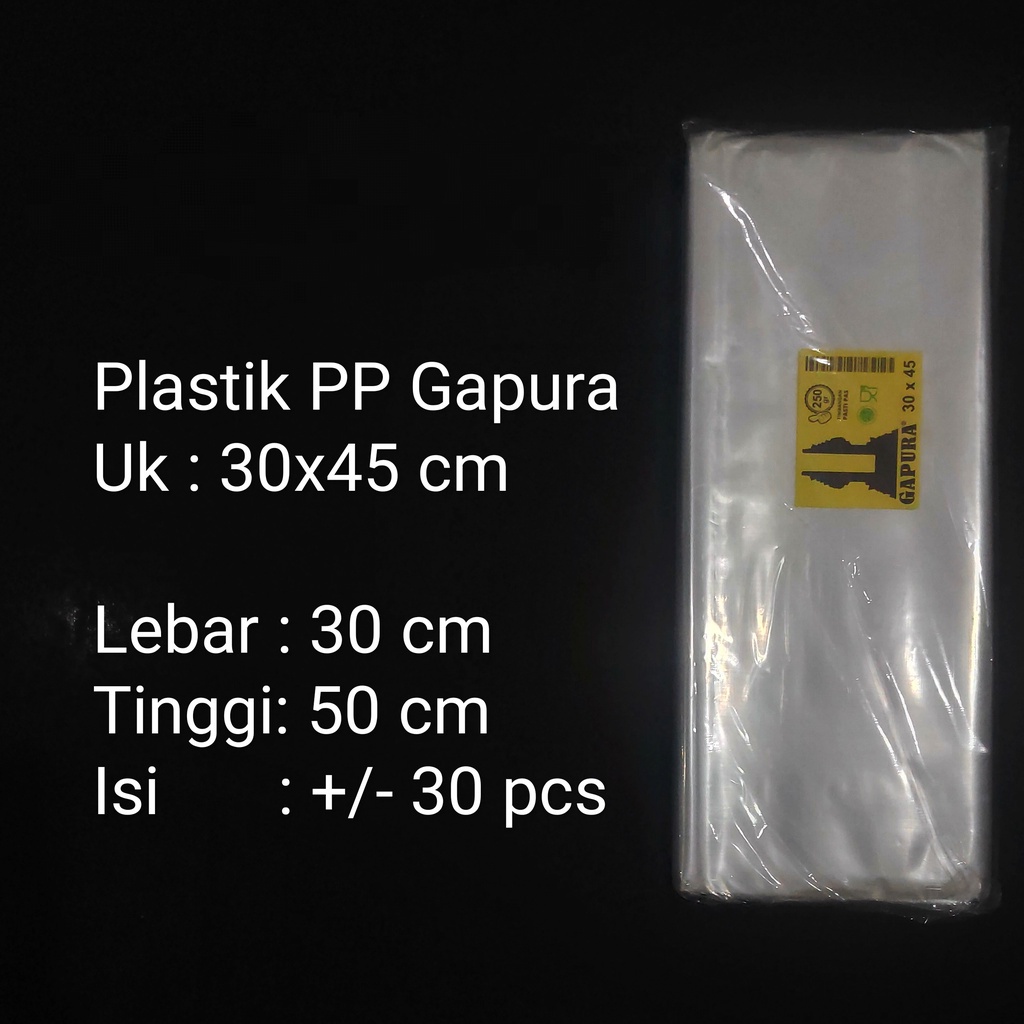 Kantong plastik PP bening, Plastik Loundry, Plastik bening Uk 20x35 sampai 60x100