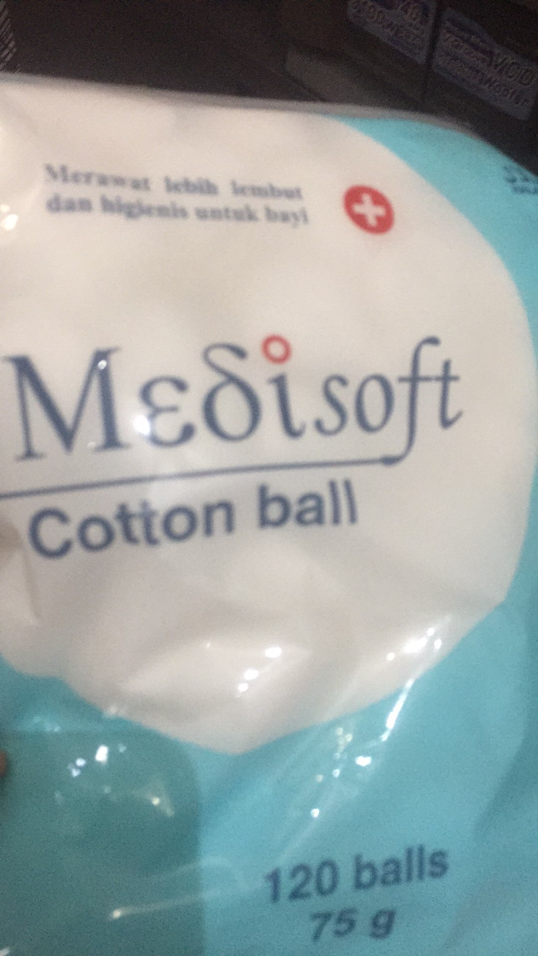 Medisoft Cotton Ball / Kapas Bulat Biru ( 1pack )