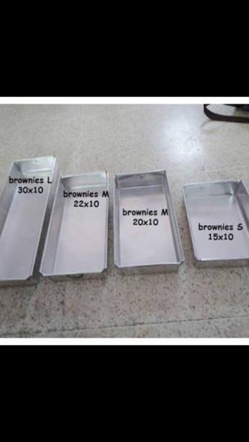 Loyang Brownies Uk 15x10 Tebal