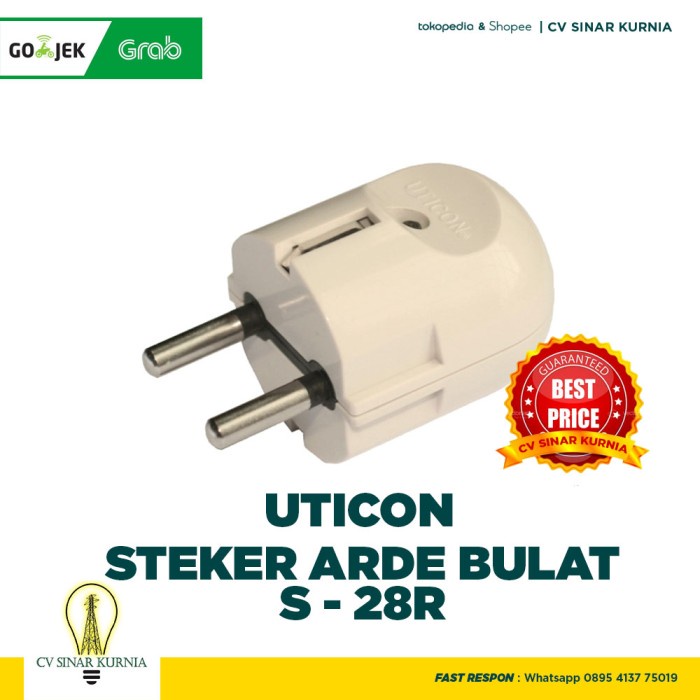 UTICON STEKER ARDE BULAT S-28R ORIGINAL Original Grosir