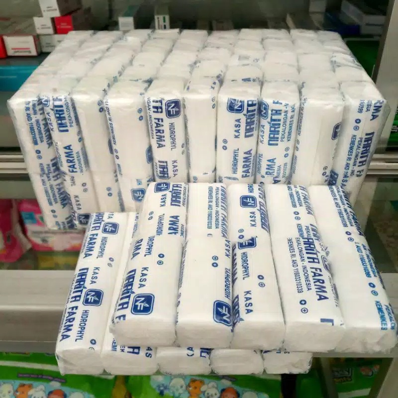 Kasa Steril Hidrofil Perban Gulung Satuan Kotak Pembalut Luka Kain Putih